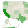 Geographic Distribution of AKC Shows in the U.S. for 2014 thumbnail